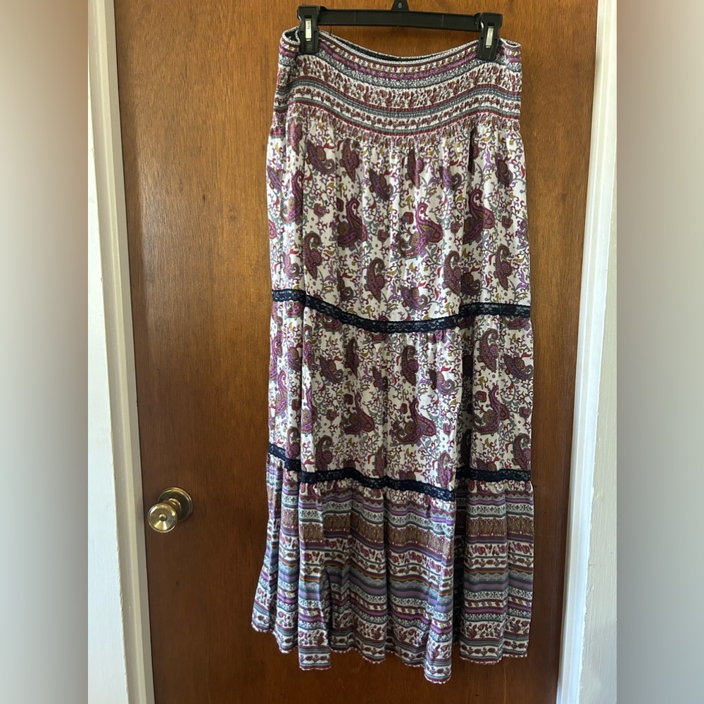 ☀️ summer clearance! 5 for $25☀️ long hippie chick skirt, xl